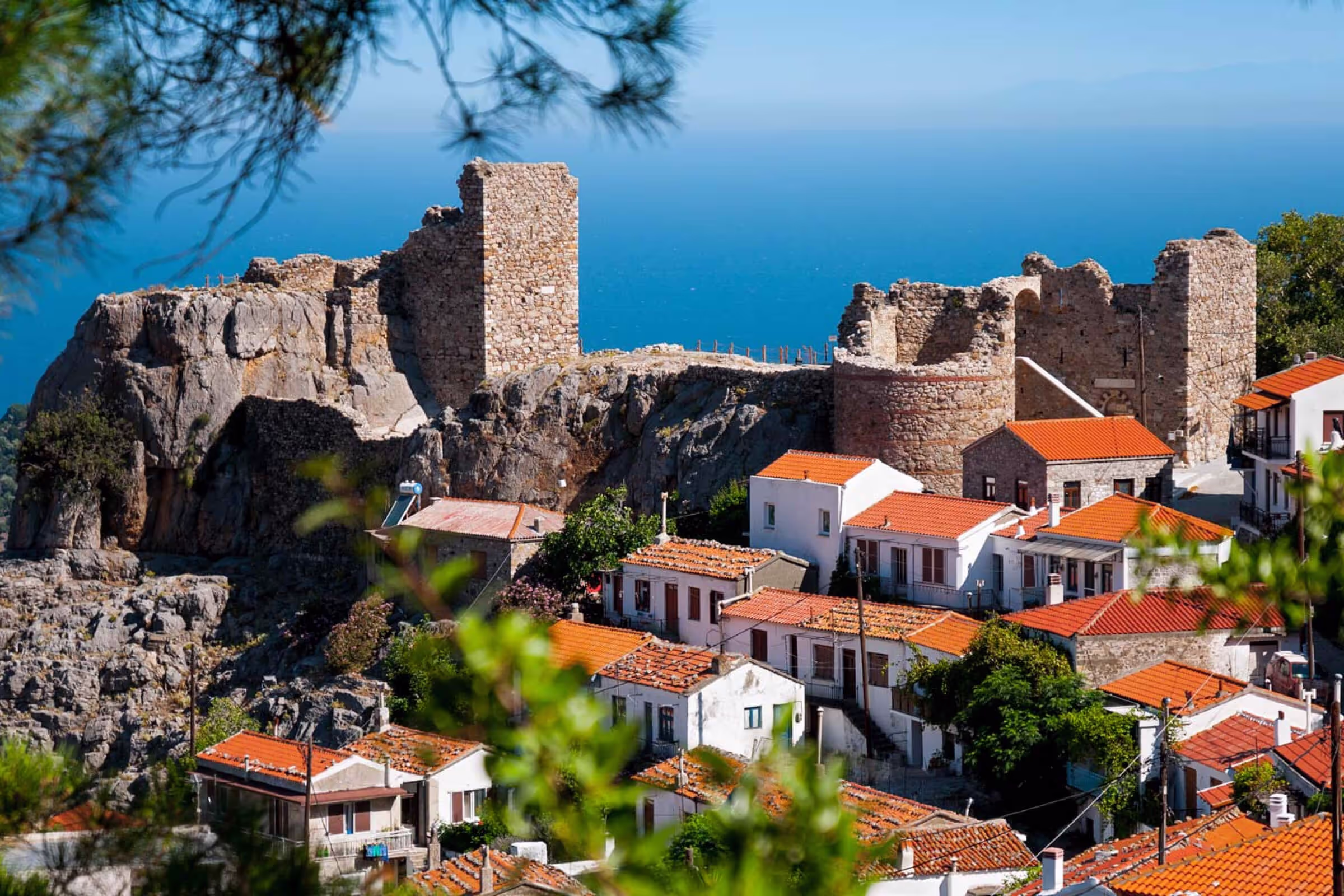 Medieval Castle in Chora, Samothraki